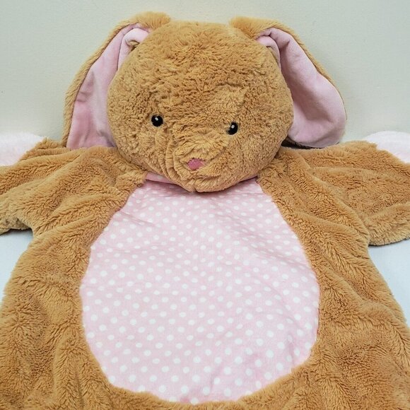HugFun 34" Bunny Rabbit Polka Dot Large Baby Playmat Blanket 2016 Plush - Picture 5 of 5